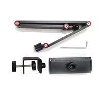 Vomeko Tablet Stand Holder, Metal Portable Adjustable Long Arm Stand, Desktop Clamp Mount for Monitor Phone, Universal Tablet Holder for Desk