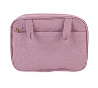 Vomeko Travel Toiletry Bag Portable Makeup Cosmetic Organizer with Hanging Hook for Shampoo Conditioner Brush Set (Purple)