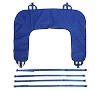 Vomeko U Shape Patient Turning Sheet with Fixation Straps,Patient Aid Positioning Sheet, Multipurpose Bed Pad with Reinforced Handles,Medium Size