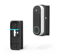 VOMENC Adjustable 0 to 45 Degree Left and Right Angle Mount Compatible with Arlo Video Doorbell 2K /HD 2nd Generation (Black)