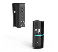 VOMENC Adjustable 0 to 45 Degree Left and Right Angle Mount Compatible with eufy Security Video Doorbell Camera C31 - Adjustable Angle for Better Viewing for Your Doorbell Camera (Black)