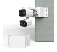 VOMENC Corner Wall Mount Bracket Compatible with Tapo C246D/C236/C216/C113/C420/C400/C400 KIT/C460 Security Camera, Easy Installation with Precise Hole Positioning (White)