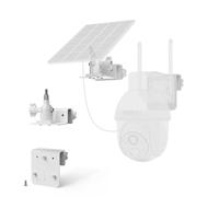VOMENC Gutter Mount Kit for AOSU Solar Security Camera Wireless Outdoor System- 2K/3MP(SolarCam D1 SE/Lite) and AOSU Security Camera Wireless Outdoor-3K/5MP(SolarCam D1 Max)（White）