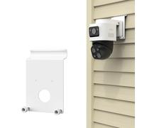 VOMENC Vinyl Siding Mount Bracket for eufy 4K NVR S4 Max, Premium Aluminum, Waterproof, Easy Installation, White, 3.56 × 3.15 Inches, Adjustable Security Camera Mount