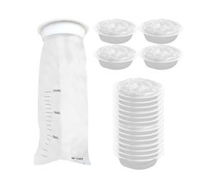 Vomit - Emesis, Leak-Proof Vomiting Bags with Secure Ring | Portable Solution Against Nausea for Car Trips, Pregnancy, Motion Sickness, Children and Hospital