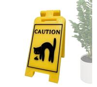 Vomit Warning Sign, Cats Kotz Shield, Vomit Sign for Dogs: Made of waterproof, ABS with the warning imprint "Attention to Your Steps", ideal for a
