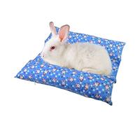vomvomp Rabbit Cuddle Bed with Two Detachable Pillows for Rabbits