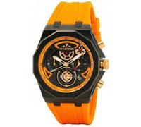 VON BREYER Men's Mens Watch Centurion Analogue Watch For Men in Orange VON BREYER Orange One Size