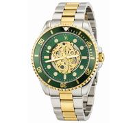 VON BREYER Men's Mens Watch Navigator Automatic Skeleton Watch Green Dial VON BREYER Green One Size