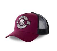 Von Dutch 2992 Red California Biker Trucker Baseball Cap - Men's - Red - One size