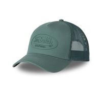 Von Dutch Adult Baseball Cap with Rubber Print Log Logo, Emeurald, One Size
