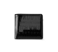 Von Dutch Bi-Fold Wallet, Vegan Leather, Black, 3.75"H x 4.25"W, Bi-fold Script Wallet