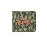 Von Dutch Bi-Fold Wallet, Vegan Leather, Slim Unisex, Camouflage, 3.75"H x 4.25"W, Bi-fold Classic Wallet