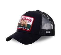 Von Dutch Black California Bear Brown Trucker Baseball Cap - Men