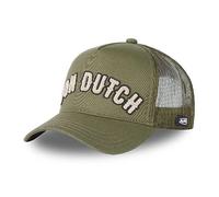 Von Dutch Men's & Women's Adjustable Trucker Cap, Durable, Soft and Relaxed Fit, khaki, One size