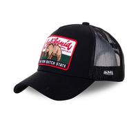 Von Dutch Black California Bear Brown Trucker Baseball Cap - Men