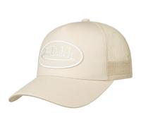 Von Dutch Classic Oval Logo CapDutch Women/Men - Trucker Cap Baseball mesh Snapback, with Peak All-Season Spring Summer Autumn Winter - One Size Cream White