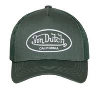 Von Dutch Classic Oval Logo CapDutch Women/Men - Trucker Cap Baseball mesh Snapback, with Peak All-Season Spring Summer Autumn Winter - One Size Dark Green