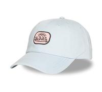 Von Dutch Cotton Dad HatDutch Women/Men - Cap Baseball Metal Buckle, with Peak All-Season Spring Summer Autumn Winter - One Size Blue