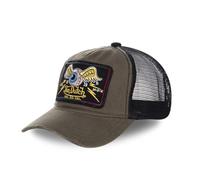 Von Dutch Flying Eyeball Truck Men's Green Cap - Brown - One size