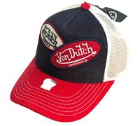 Von Dutch Trucker Cap Russel Navy White Dark Blue Red, blue, One Size