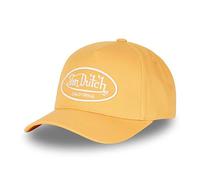 Von Dutch Men's & Women's Adjustable Cap, Original and Comfortable Baseball Cap, Orange / White, One Size