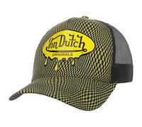 Von Dutch Melting Logo Trucker CapDutch Baseball Cap (One Size - Black-Yellow), 6 3/4-7 1/8