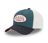 Von Dutch Men's & Women's Adjustable Cap, Terry Trucker Cap, Beige/Navy/Red/Petrol Blue, One Size