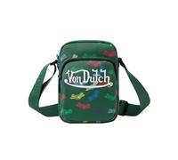Von Dutch Men's Crossbody Bag, Neon Logo Green