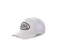 Von Dutch Men's Trendy Baseball Trucker Cap with Black Logo - White - One size