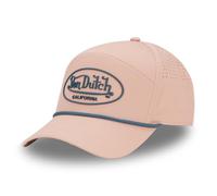 Von Dutch Men's & Women's Adjustable Cap, 6 Panel Cord Cap, Pale Pink/Blue, One Size
