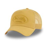 Von Dutch Men's & Women's Adjustable Cap, Logo Trucker Cap, Mustard, One Size