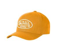 Von Dutch Men's & Women's Adjustable Cap, Original and Comfortable Baseball Cap, Orange / White, One Size