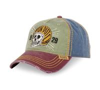 Von Dutch Men's & Women's Adjustable Cap, Retro Baseball Cap, Khaki/Blue/Red, One Size