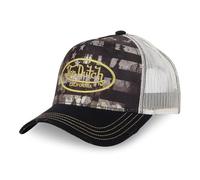 Von Dutch Men's & Women's Adjustable Cap, SUBLI Trucker Cap, Black/Beige/Grey, One Size