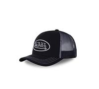 Von Dutch Men's & Women's Adjustable Cap, Trucker's Cap, Comfortable, Durable and Soft, Black, One size