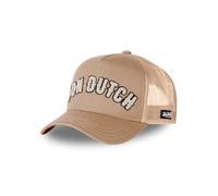 Von Dutch Men's & Women's Adjustable Trucker Cap, Athletic, Soft and Relaxed Fit, beige, One Size
