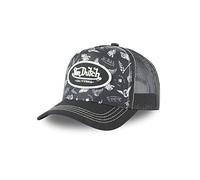 Von Dutch Men's & Women's Adjustable Trucker Cap, Athletic, Soft and Relaxed Fit, Black, One size