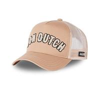 Von Dutch Men's & Women's Adjustable Trucker Cap, Athletic, Soft and Relaxed Fit, khaki, One Size