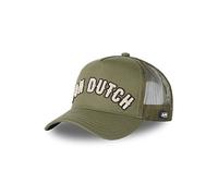 Von Dutch Men's & Women's Adjustable Trucker Cap, Durable, Soft and Relaxed Fit, khaki, One size