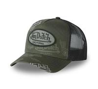 Von Dutch Men's & Women's Cap, CAFE Trucker Cap, Adjustable, khaki, One Size