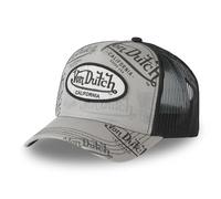 Von Dutch Men's & Women's Cap, CAFE Trucker Cap, Adjustable, grey, One Size