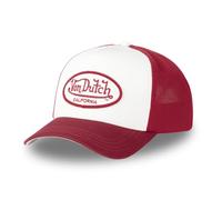 Von Dutch Men's & Women's Cap, CHILI Trucker Cap, Adjustable, Red / white, One Size