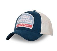 Von Dutch Men's & Women's Cap, CORDUROY Trucker Cap, Adjustable, Blue/Beige/Red/White, One Size