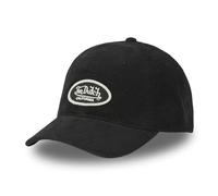 Von Dutch Men's & Women's 100% Cotton Cap, Dad Cap LOG, Adjustable, Black2/White2, One Size