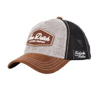Von Dutch Men's & Women's Cap, LEA Trucker Cap, Adjustable with Snapback, beige, One Size