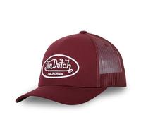 Von Dutch Men's & Women's Cap, LOFB Trucker Cap, Adjustable, Burgundy/White, One Size