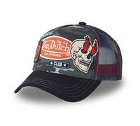 Von Dutch Men's & Women's Cap, PATCHES Trucker Cap, Adjustable, Blue, One Size