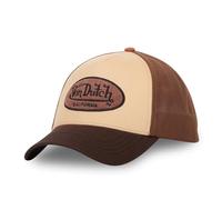 Von Dutch Men's & Women's Cap, TERRY Trucker Cap, Adjustable, beige, One Size