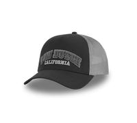 Von Dutch Men's & Women's Cap, TERRY Trucker Cap, Adjustable with Snapback, Black / Grey, One Size